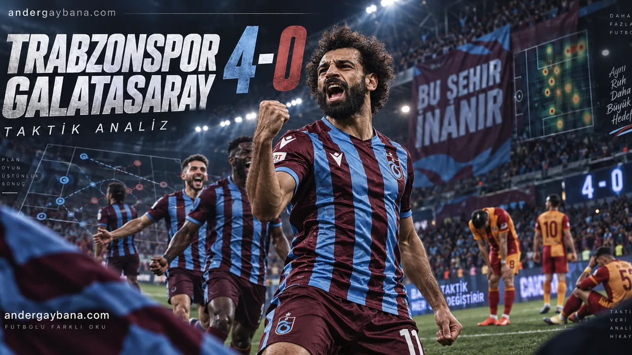 Trabzonspor'un Galatasaray'ı 4-0 yendiği maçın görseli